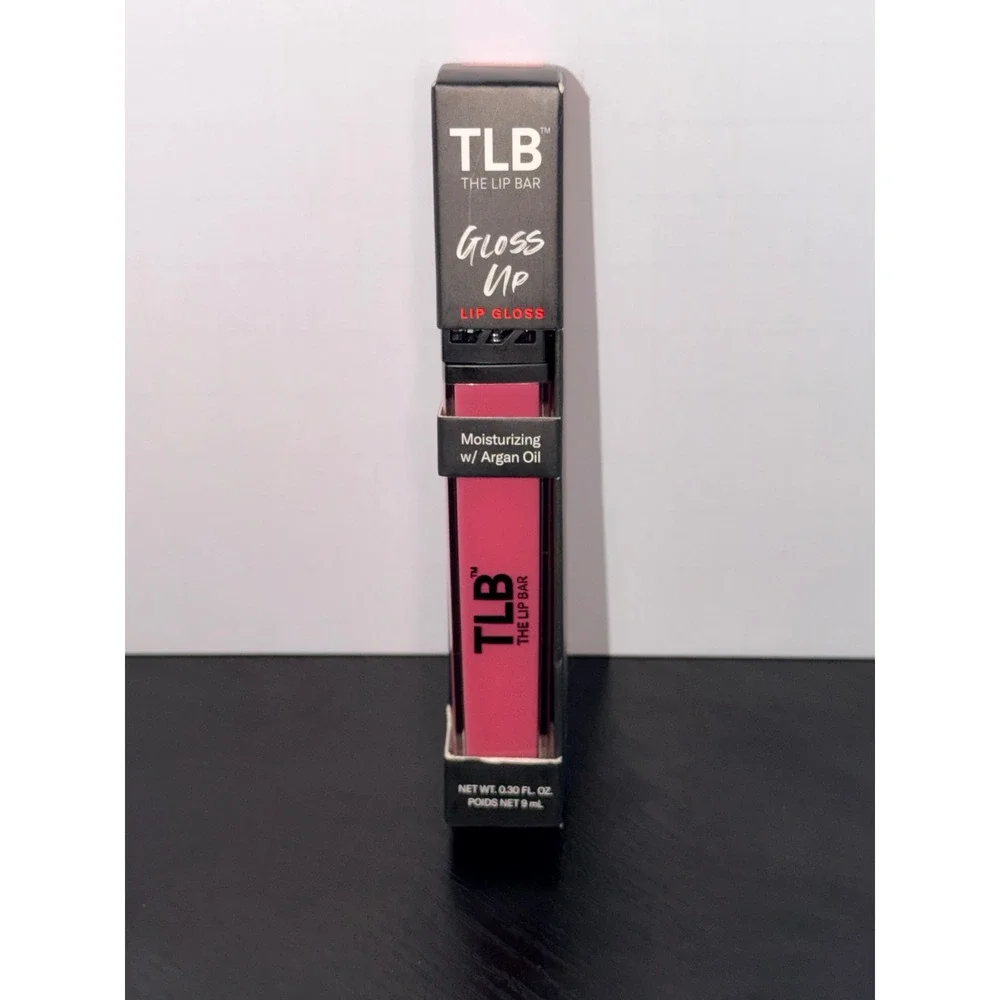 TLB The Lip Bar Gloss Up Lip Gloss Show Stopper Pink Moisturizing Argan Oil